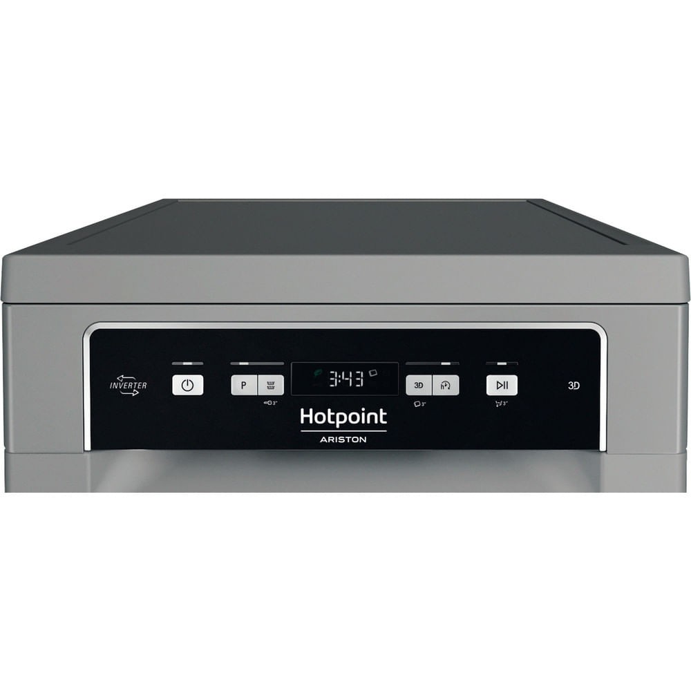 Hotpoint HA3FC10BS7A0S Lavastoviglie Slim 45 cm Capacità 10 Coperti Classe C Colore Silver - immagine 3